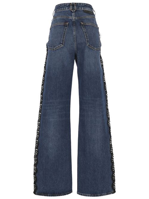 Straight jeans with inserts STELLA MC CARTNEY | 6D03053SPH854071